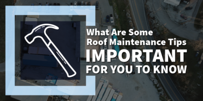 Image of a hammer in a square and text: What Are Some Roof Maintenance Tips Important For You To Know
